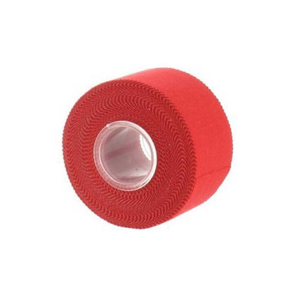 Sporttape-Rolle rot, zylindrisch gewickelt