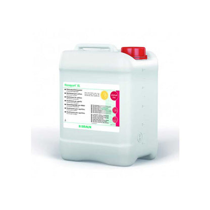 B.Braun Hexaquart® XL Flächendesinfektionsmittel, weißer Kanister mit rotem Verschluss