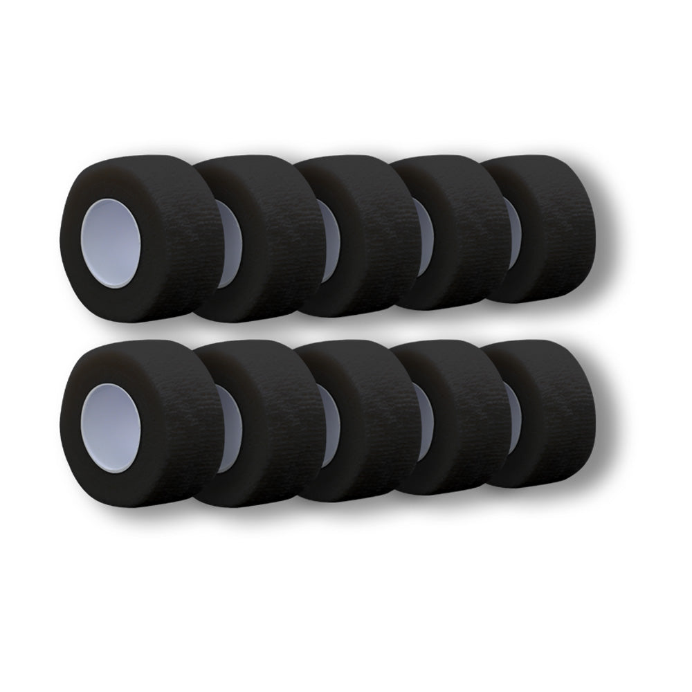 Kohäsives Fingertape, dunkel, Klebebandrollen-Set