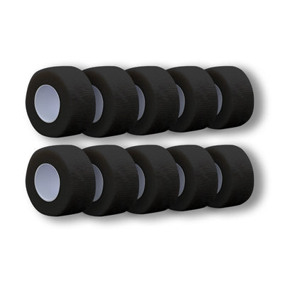 Kohäsives Fingertape, dunkel, Klebebandrollen-Set