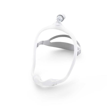 Philips CPAP-Nasenmaske DreamWear mit durchsichtigem Nasenkissen, weiß-grauem Rahmen