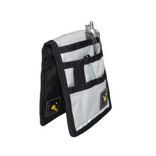 Organizer für Brusttasche, schwarz-weiß, mit Stifthalter und Taschen