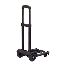 Faltbares Trolley-Gestell mit ausziehbarem Griff und vier Rollen