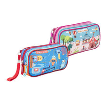Kinder-Diabetikertasche mit Reißverschluss, blaues Motiv, Trageschlaufe