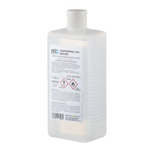 Desinfektionsmittel-Flasche mit Schraubdeckel, Isopropanol 70%, Rückseitenetikett