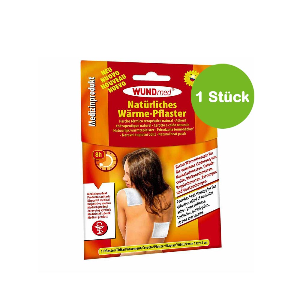 Holthaus Medical Wärmepflaster 9,5x13 cm: Verpackung mit Hinweis „1 Stück“