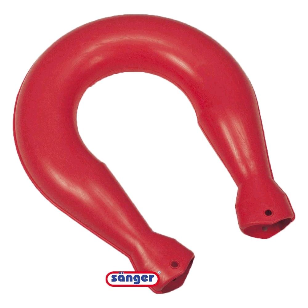 Sänger® Nacken-Wärmflasche, rot, U-förmig für Hals und Schultern, ohne Bezug, 1,4 l