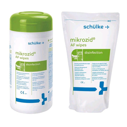 Desinfektionstücher-Dose und Nachfüllbeutel mikrozid AF wipes schülke