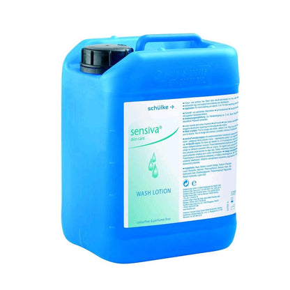 Schülke sensiva® Waschlotion mit Allantoin, farb- und seifenfrei, blauer Kanister