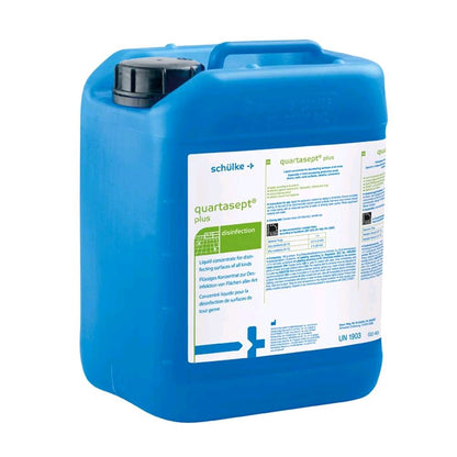 Schülke quartasept® plus Flächendesinfektion in blauem Kanister mit Etikett