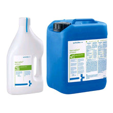 Schülke terralin® protect Flächendesinfektion: weiße Flasche und blauer Kanister