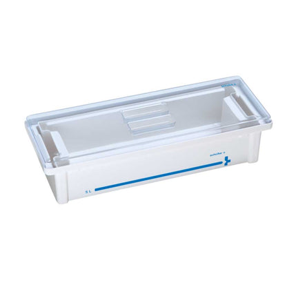 Schülke Deckel für Instrumentenwanne, transparent, Griffmulde und Einsatz