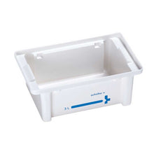 Schülke S-M Desinfektionswanne basic, weiß, 3 l, rechteckige Wanne mit Griffmulden