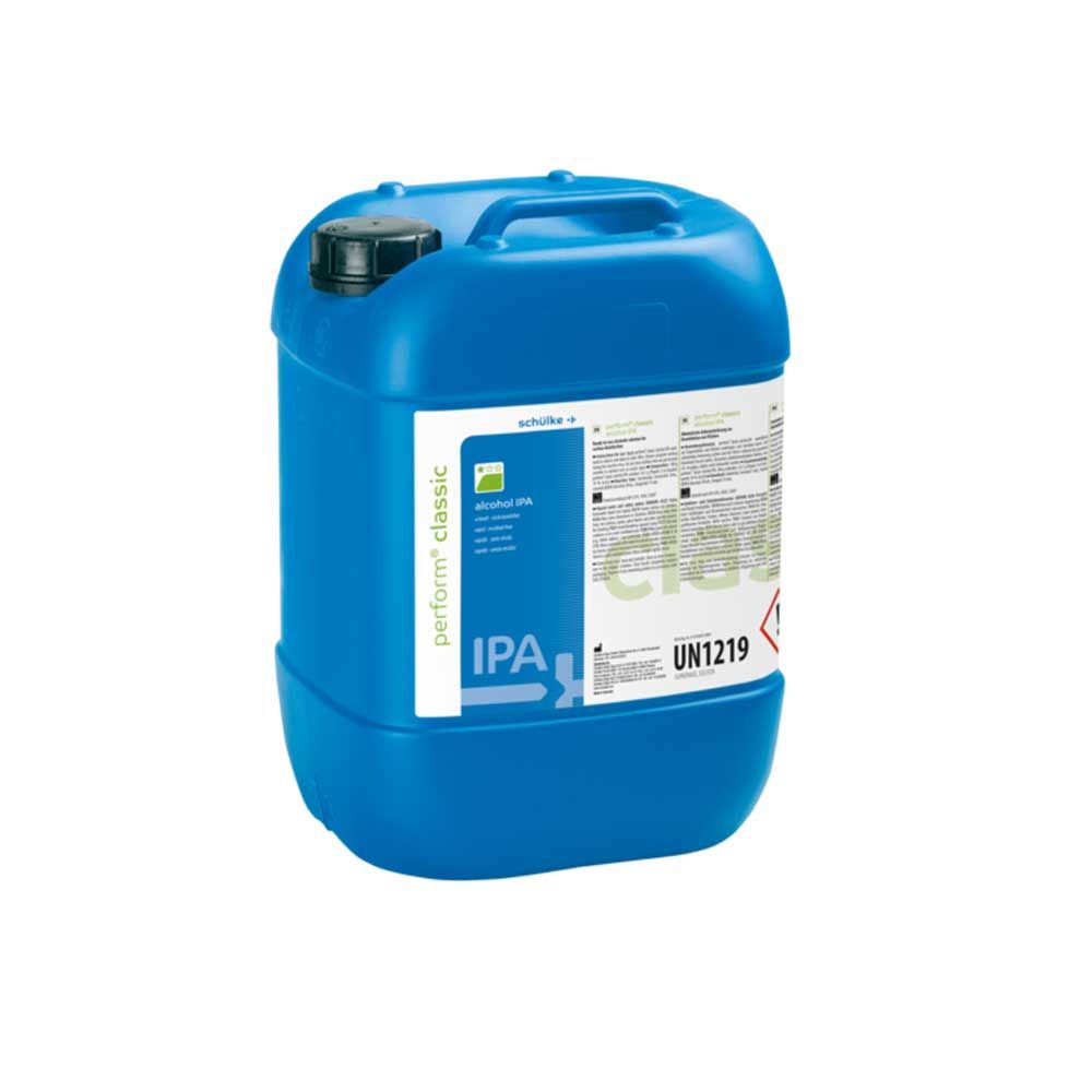 Schülke Desinfektionslösung Perform classic IPA 70%: blauer Kanister mit Etikett