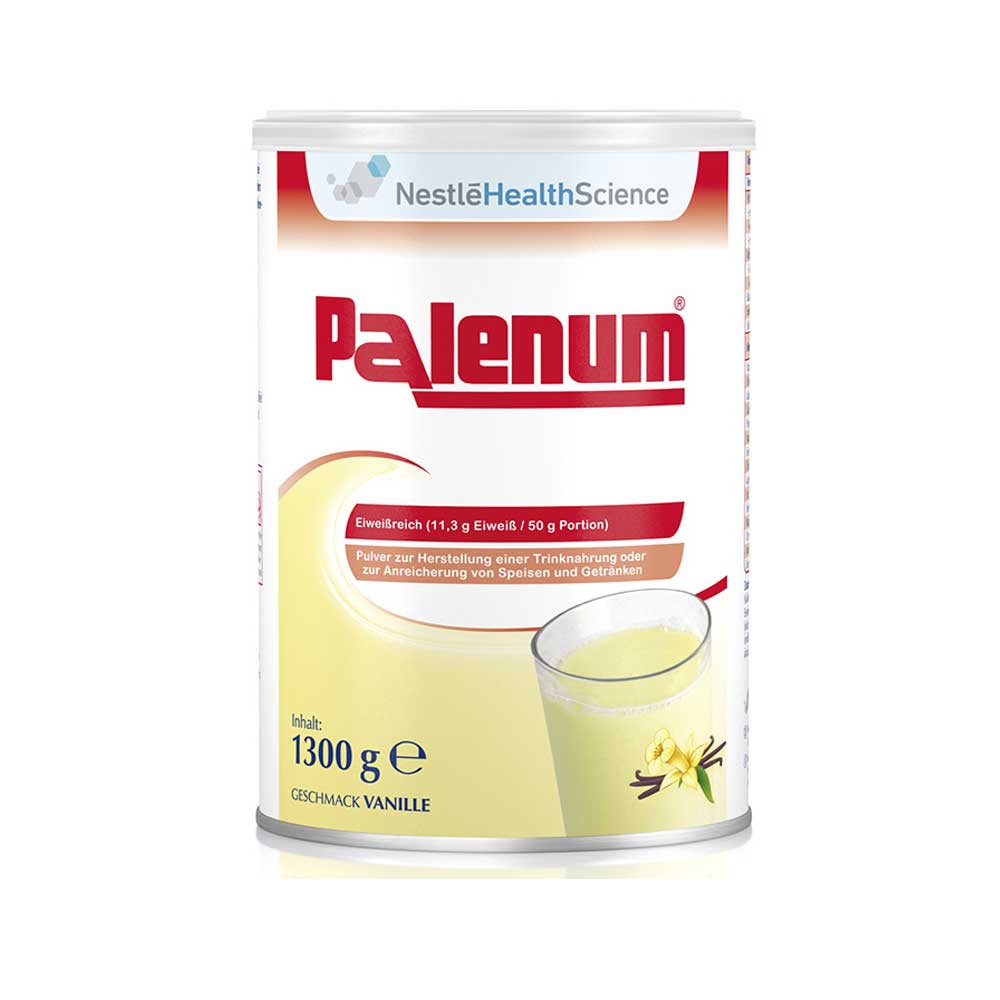Palenum Trinknahrung 1300 g, Geschmack Vanille, mit Glasportion