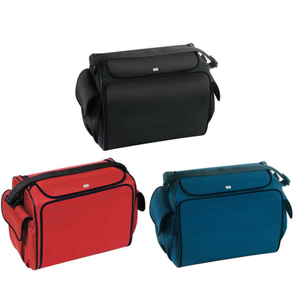 Bollmann Pflegetasche aus Polymousse, mehrere Farben (schwarz, rot, blau) mit Trageriemen