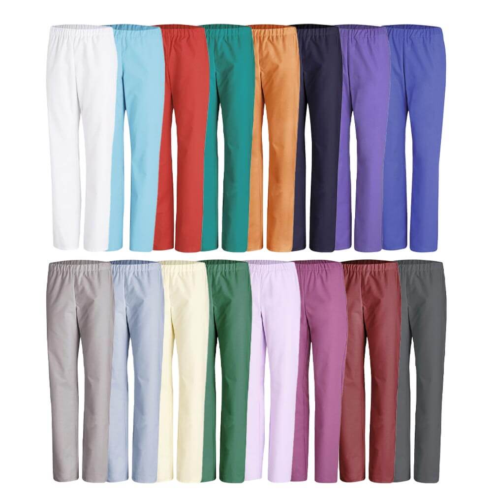 Unisex-Schlupfhosen mit Rundumgummizug, mehrere Farben im Set
