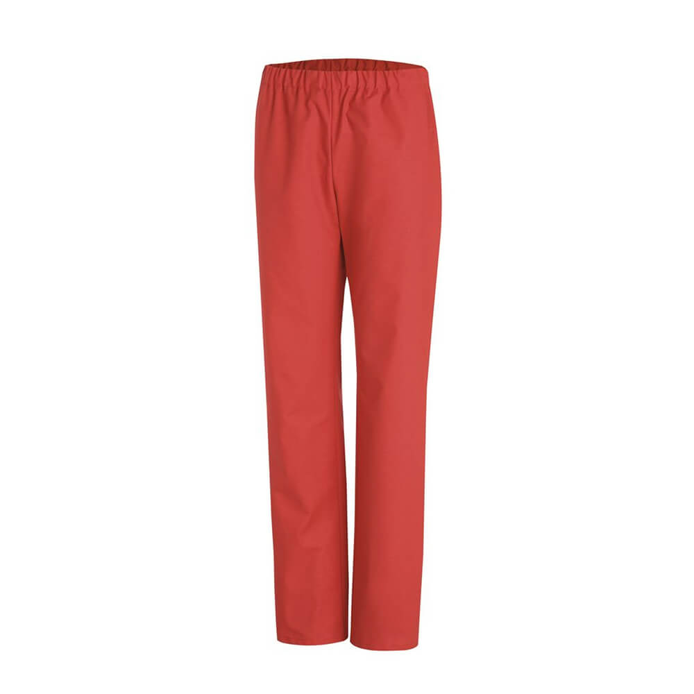 Schlupfhose mit Rundumgummizug, Rot, gerade weit geschnittene Beinform
