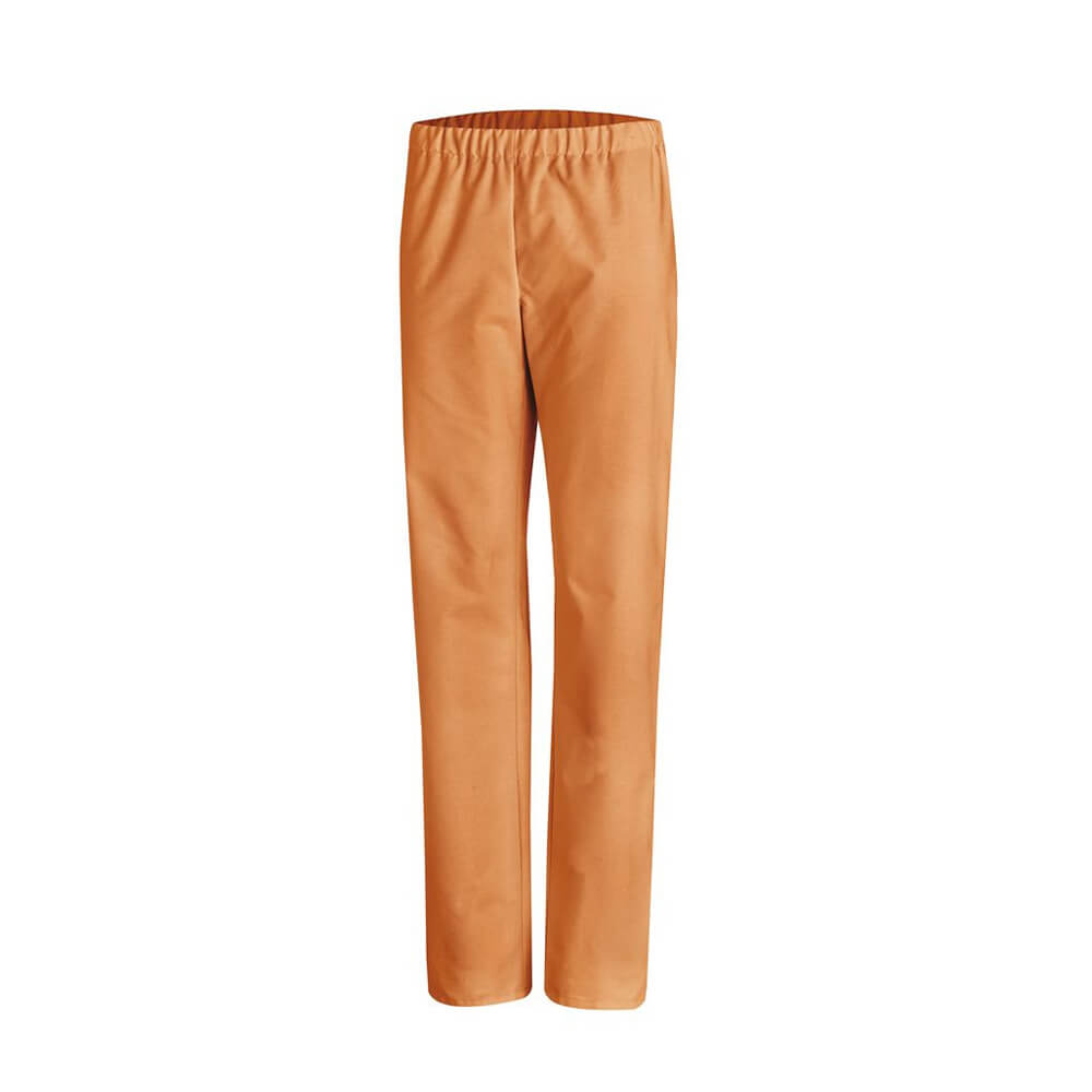 Schlupfhose mit Rundumgummizug, Orange, gerade weit geschnittene Beinform