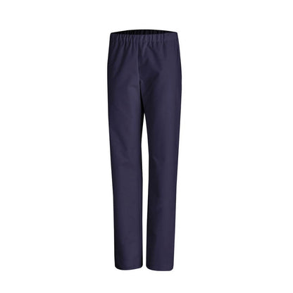 Schlupfhose mit Rundumgummizug, dunkelblau (anthrazit wirkend), gerade weit geschnittene Beinform