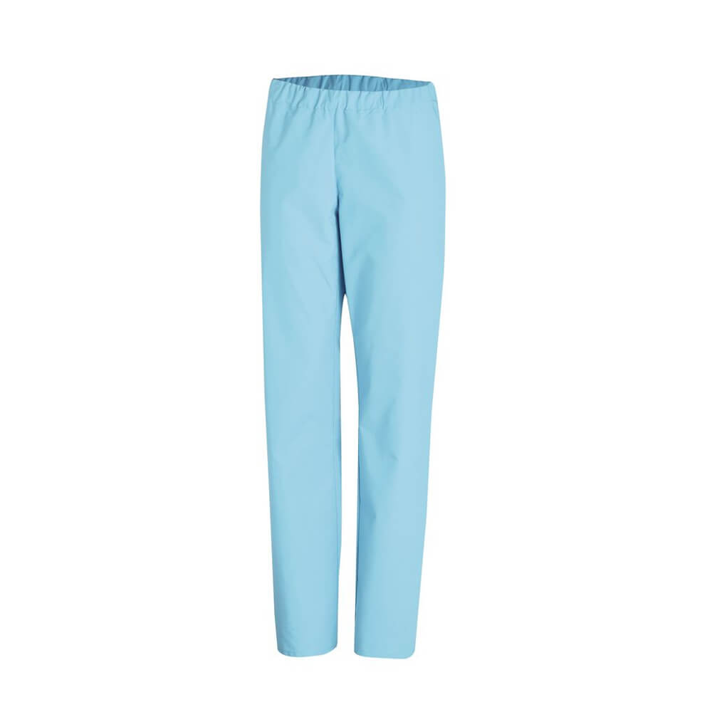 Schlupfhose mit Rundumgummizug, Hellblau, gerade weit geschnittene Beinform