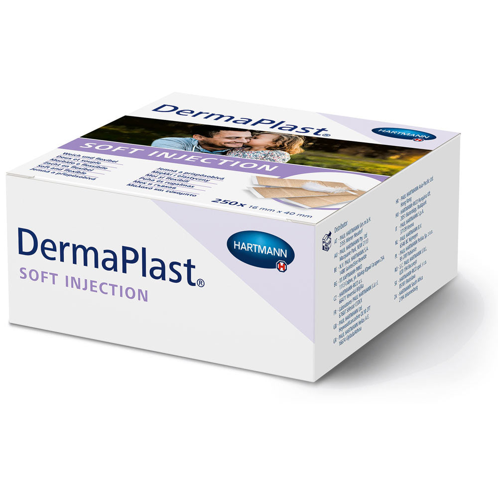 Hartmann DermaPlast Sensitive Injektionspflaster Packung, 250 Stück, Karton