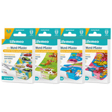 Kinder-Wundpflaster 0,5 m x 6 cm mit verschiedenen Mustern, mehrere Packungen