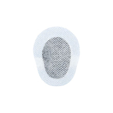 Noba Rudaclude steriles Augenpflaster, rund-oval, mit grauem Einsatz