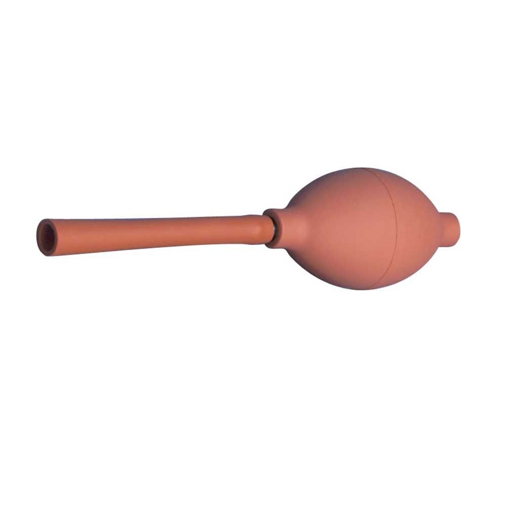 Behrend Luftkissenpumpe mit braunem Ball und Schlauchansatz