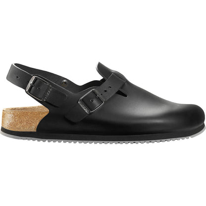 Birkenstock Tokio SL Clog schwarz mit verstellbaren Riemen und Profilsohle