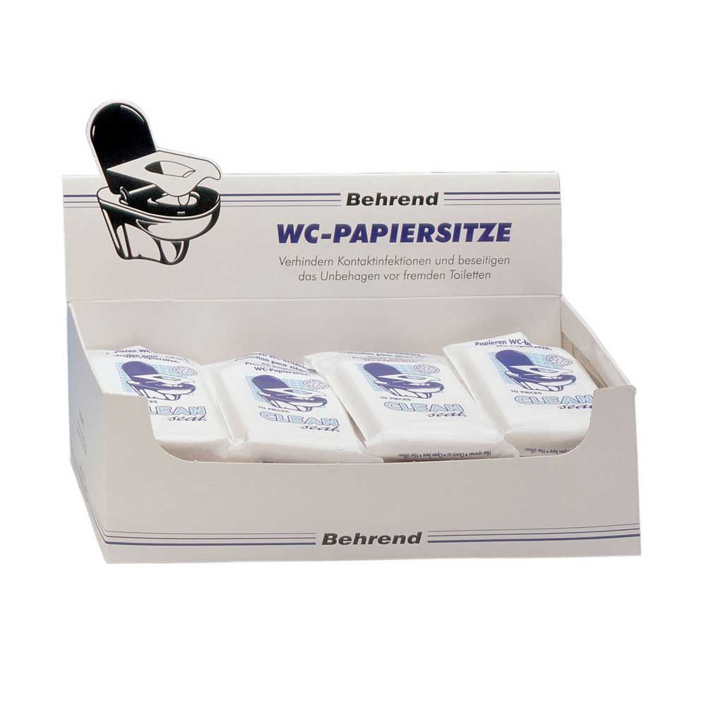Behrend Einweg-WC-Papiersitze, Karton mit mehreren Sitzauflagen