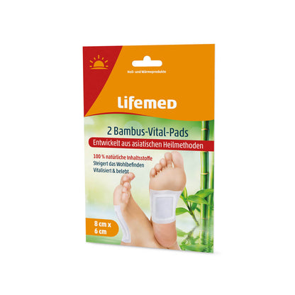 Bambus-Vital-Pads, 2 Stück, 8×6 cm – Packung