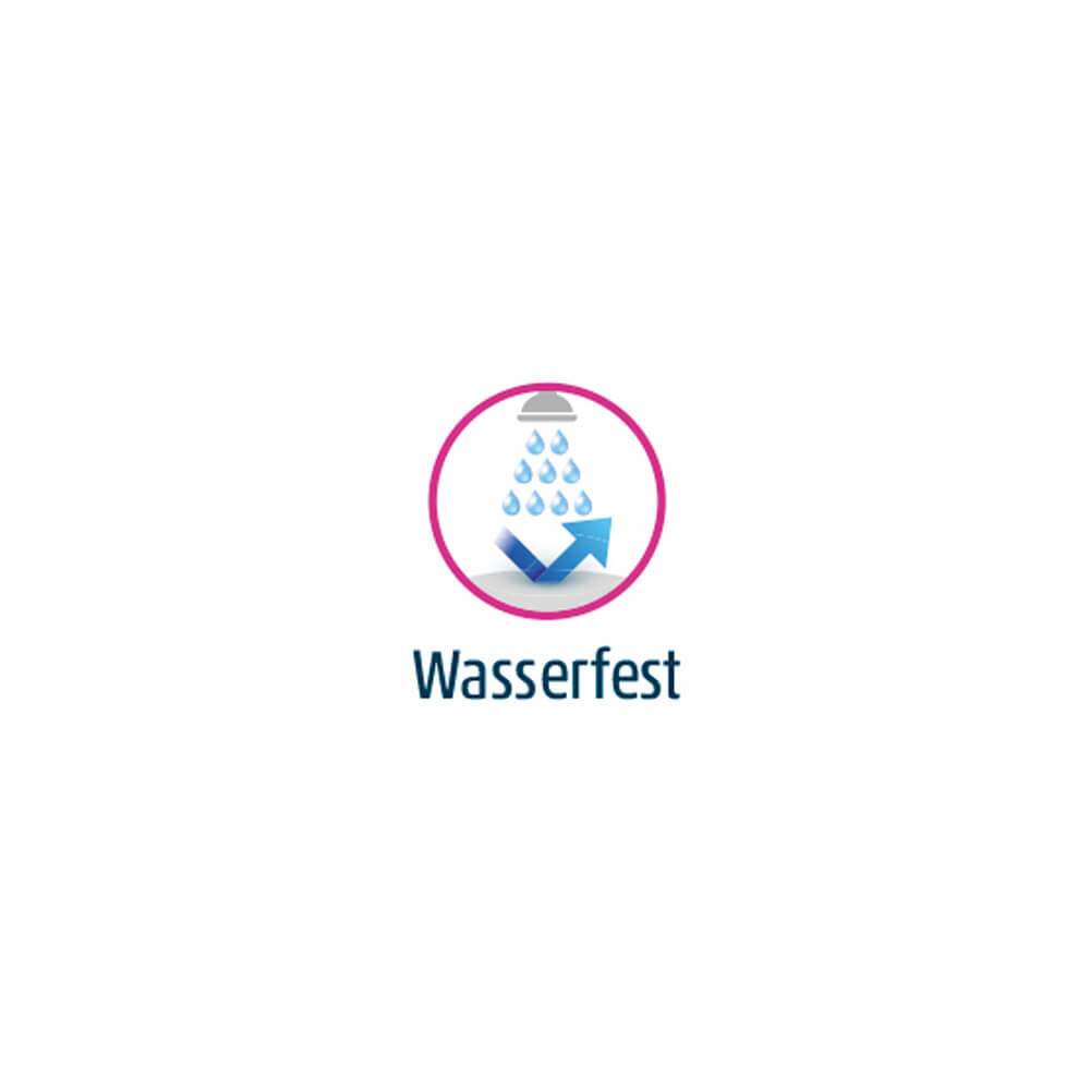 Symbol „Wasserfest“ mit Tropfen