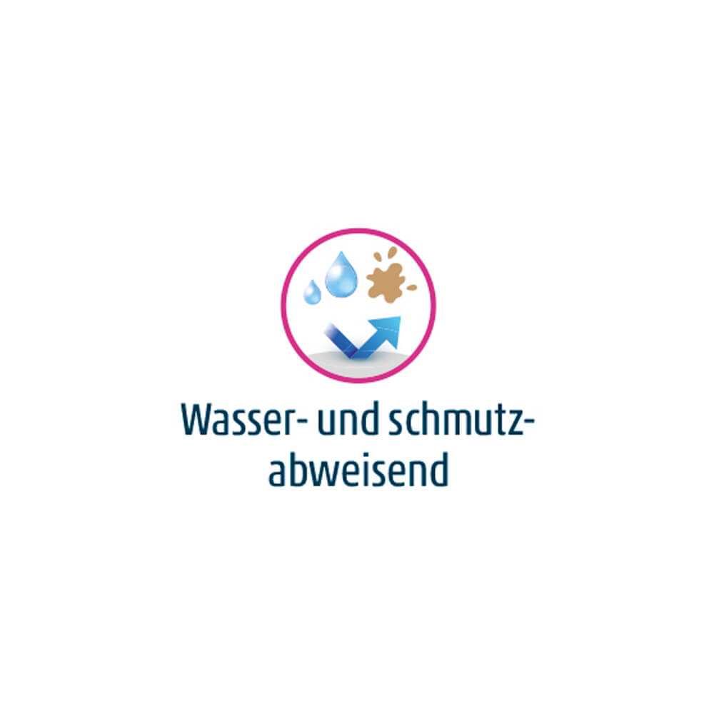 Symbol wasser- und schmutzabweisend für hautfarbene Hühneraugen-Ringe