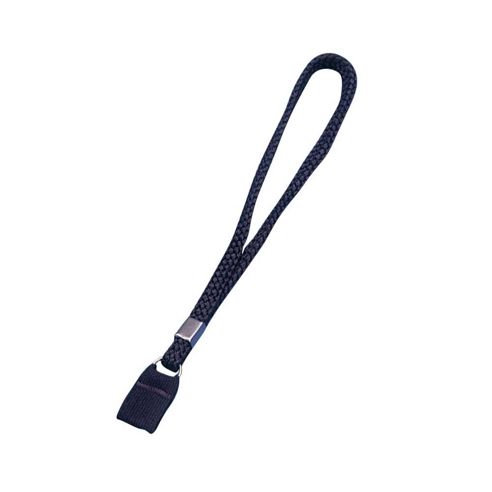 Stockschlaufe aus dunklem Nylon mit Schlaufe und Klemmverschluss