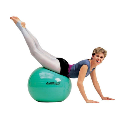 Gymnastikball aus Kunststoff, hochelastisch, grüner Ball – Rollen/Drücken unter den Beinen
