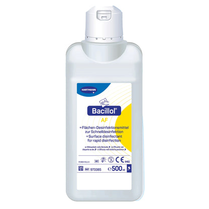 Bacillol AF Flächendesinfektionsmittel in weißer Kunststoffflasche, 500 ml