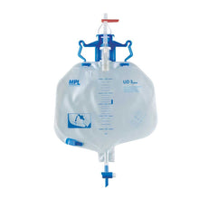 Behrend Bettbeutel UD 3 plus, steriles 2‑L Urindrainage-System mit Anschlüssen und Skala