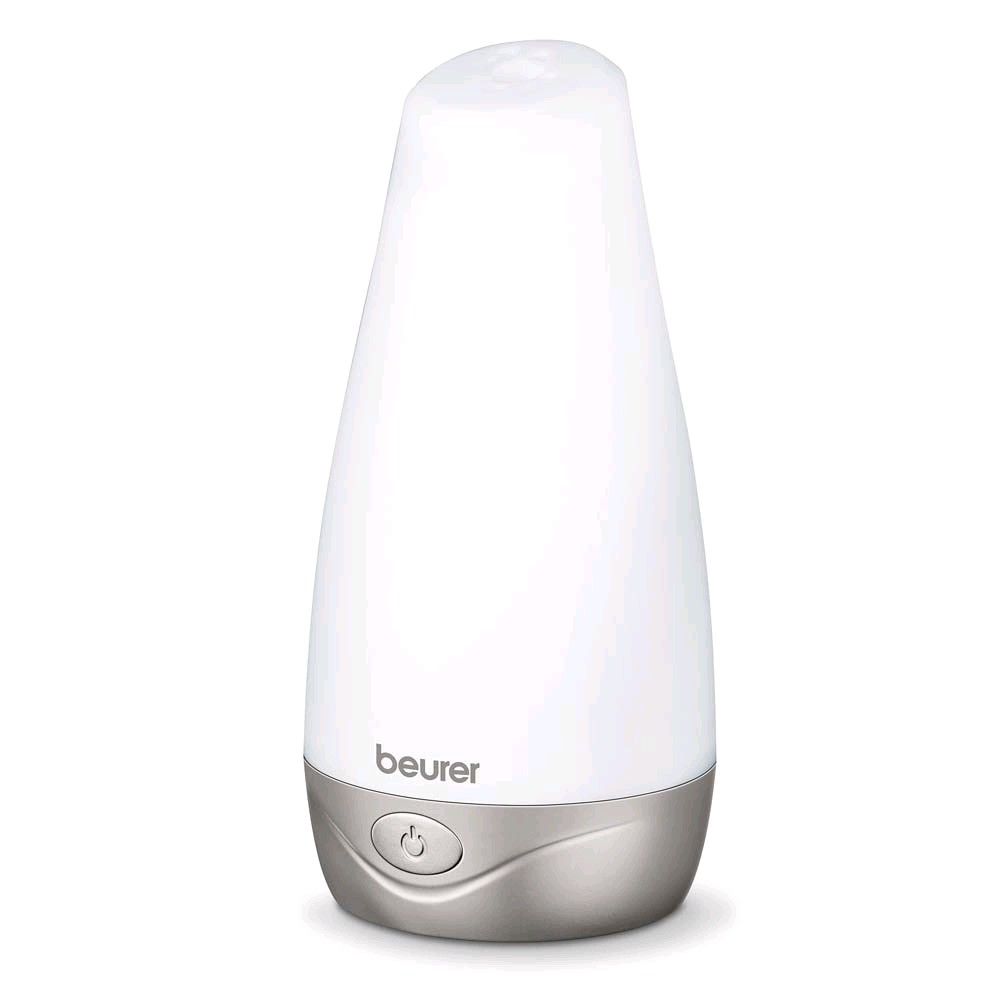 Ultraschall-Aromadiffusor beurer LA 30, weißer Diffusorkopf, silberne Basis