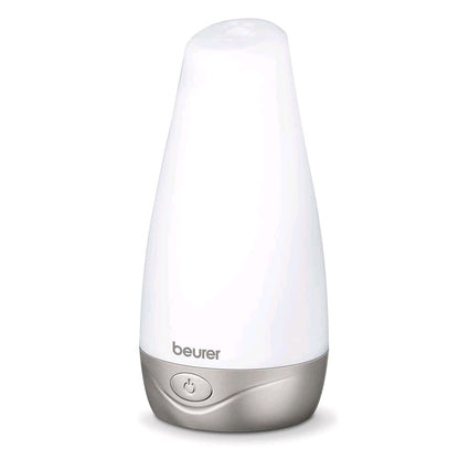 Ultraschall-Aromadiffusor beurer LA 30, weißer Diffusorkopf, silberne Basis