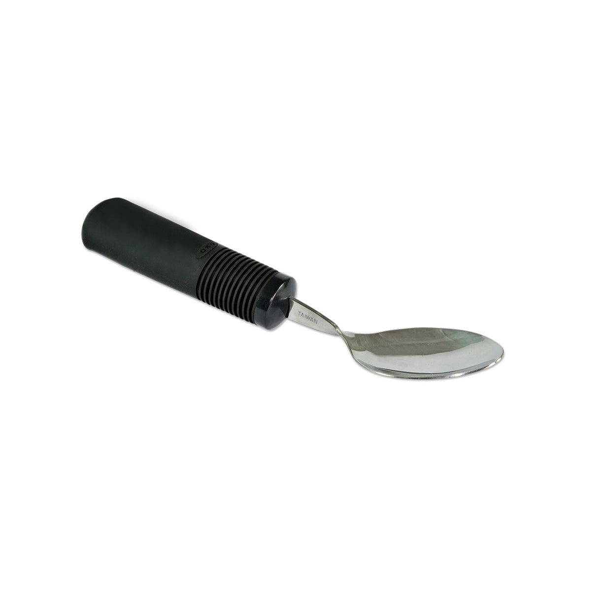 Big-Grip Gewichtslöffel mit schwarzem Griff, Edelstahl