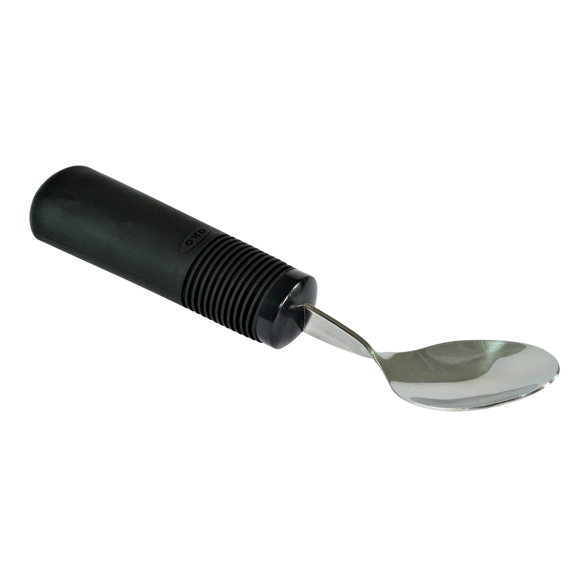 Big-Grip Gewichtslöffel mit schwarzem Griff, Edelstahl