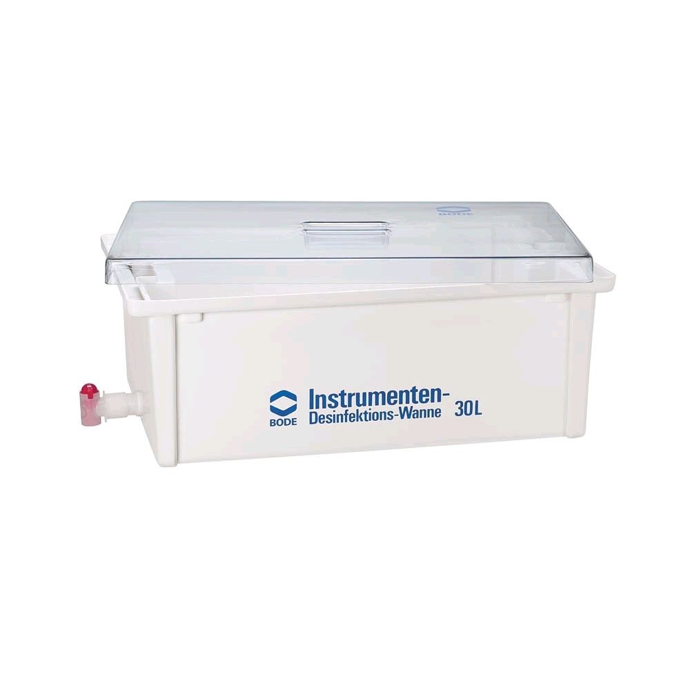 Desinfektionswanne für Instrumente von BODE, 30 L, mit Zapfhahn und Deckel