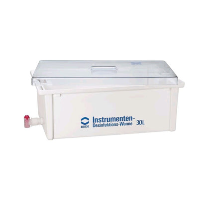 Desinfektionswanne für Instrumente von BODE, 30 L, mit Zapfhahn und Deckel
