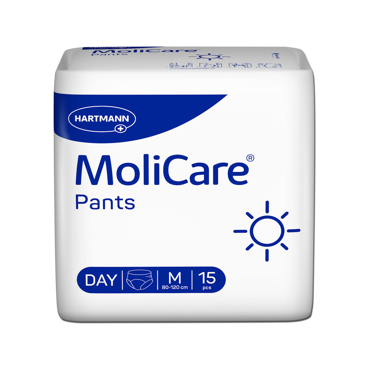 MoliCare® Inkontinenz-Schutzpants Packung DAY M, 15 Stk (80–120 cm).