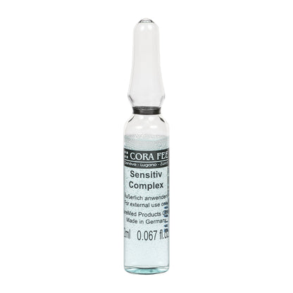 Cora Fee Sensitiv Complex Einzelampulle, durchsichtiges Glas mit Etikett