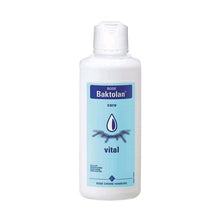 Bode Baktolan vital Hydro-Gel Flasche, Etikett mit Tropfen-Logo