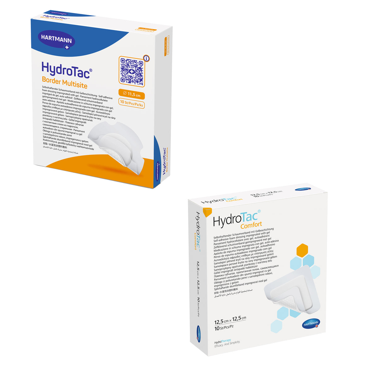 Verbandpackung Hartmann HydroTac® Border Multisite, mehrere Größen, weiße Box