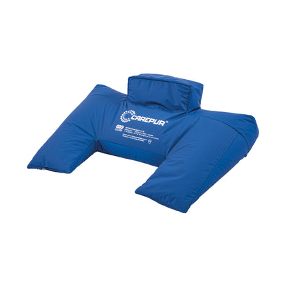 Semi-Fowler-Kissen SHP CAREPUR in Blau, gepolsterte Lagerung