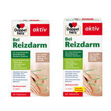 2 Tabletten-Packungen Doppelherz aktiv Bei Reizdarm: 30 und 60 Tabletten